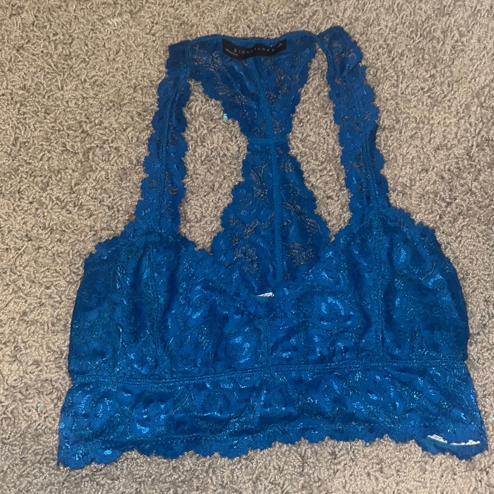 Royal blue bralette